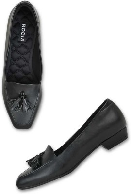 ROCIA Rocia By Regal Black Women Tasselled Work Shoes Casuals For Women(Black)