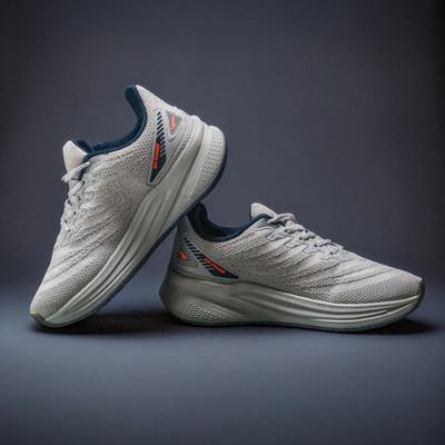 asian Powerplay-25 Men's Running Shoes | Sports Sneakers Lightweight & Stylish Running Shoes For Men(Grey, Navy , 6)