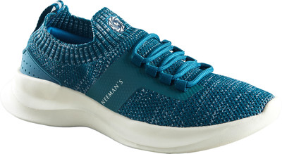 Neemans Fuse Knit Sneakers for Men Sneakers For Men(Blue , 6)