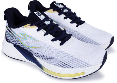 LANCER ADVENTURE-6WHT-NBL Running Shoes For Men(White, Navy , 10)
