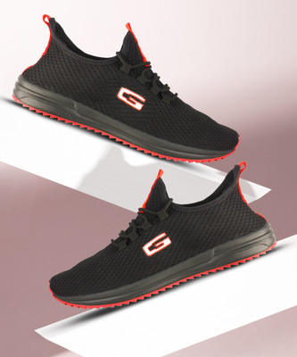 GOLDSTAR Latest Fashionable Running Running Shoes For Men(Black , 8)