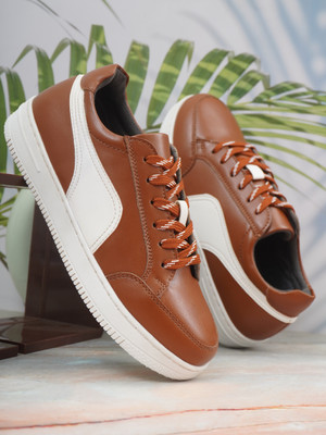 KILLER Sneakers For Women(Tan, White , 5)