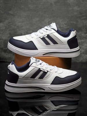asian Casual Shoe | Soft Cushioned Insole | Sydney-02 Sneakers For Men(Navy , 8)