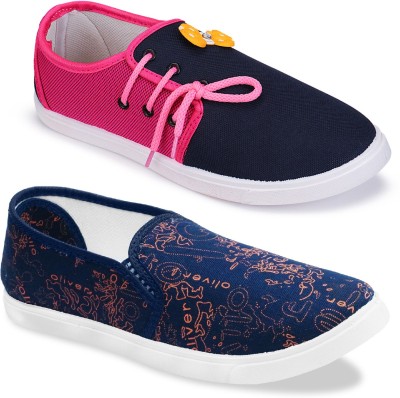 rsp Sneakers For Women(Blue, Pink , 4)