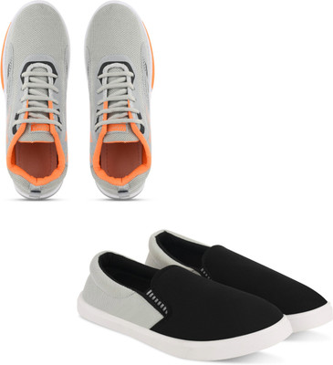 house of common Walking Shoes For Men(Grey, Grey , 10)