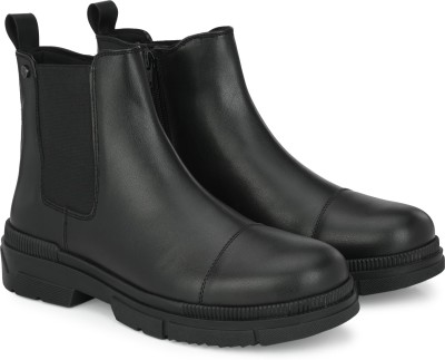 Delize Ankle Boots For Men(Black)