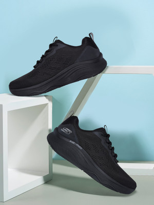 Skechers D'LUX FITNES- NEW AFFINITY Casual s,- 23261 -BBK Sneakers For Men(Black , 7)