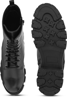Roadster Boots For Women(Black , 5)