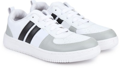 WAYVY Casual Sneakers For Women Sneakers For Men(White, Grey)