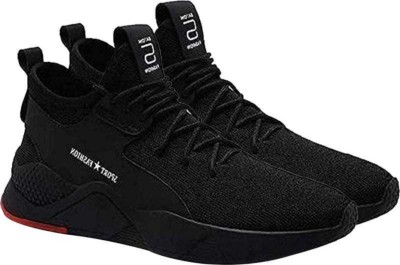 Detok Stylish Casual Shoes For Men Training & Gym Shoes For Men (Black) Running Shoes For Men(Black , 6)