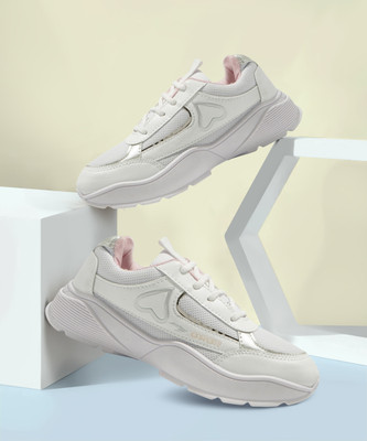 asian Stanza-08 White Casuals,Walking,Training,Running,Stylish Training & Gym Shoes For Women(White , 5)
