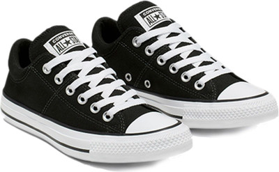 Converse Women Chuck Taylor All Star Madison Canvas Low Top Sneakers For Men(Black , 6)