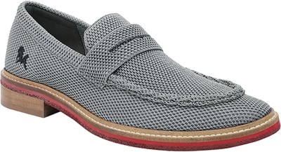 Neemans Block Heel Loafers for Men | Comfortable, Lightweight and Breathable Loafers For Men(Grey , 7)