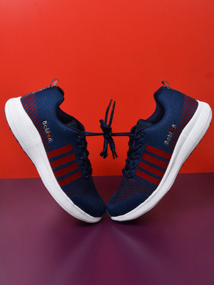 action Sigurd Running Shoes For Men(Blue, Red , 9)