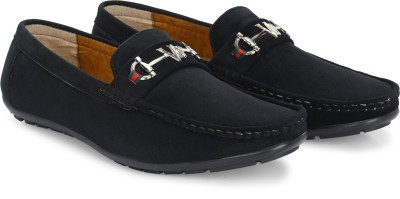 DENSU Loafers For Men(Black , 10)