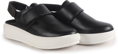 FAUSTO Women Casual(Black , 4)