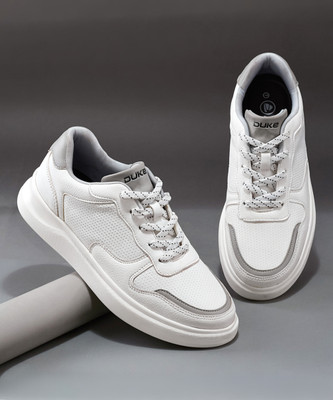 DUKE Casuals For Men(White , 10)