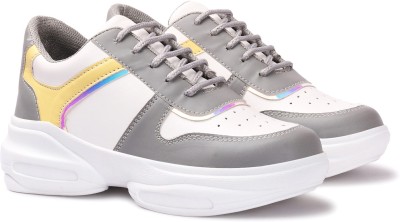 X Xiota Offers You A Self-Designed Fashionable Multicolor Sneaker For Girls/Women/Ladies Casuals For Women(Grey , 8)