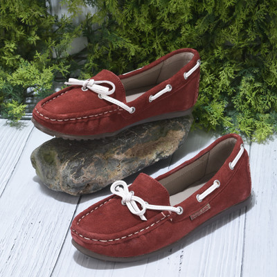 WOODLAND LS 1441114 RED Casuals For Women(Red , 4)