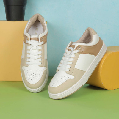 METRO 31-561 Sneakers For Women(Beige , 4)