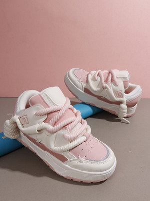 LAVIE Women Sneakers for Casual Wear|Lightweight & Comfortable Daily wear Fashion Shoe Sneakers For Women(Pink , 5)