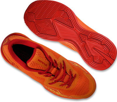 NIVIA WARRIOR 2.0 Basketball Shoes For Men(Orange , 11)
