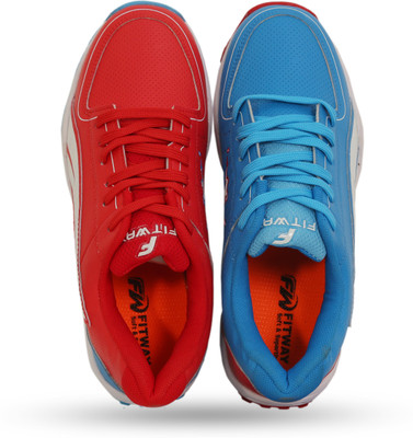 Fitway DOUBLE COLOUR Outdoors For Men(Red, Blue , 10)