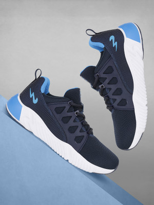 CAMPUS BARLEY 's Sports s | Memory Foam Comfort & Anti-Slip Sole Design |Lace-Up Training & Gym Shoes For Men(Blue , 6)