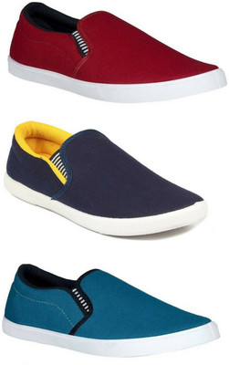 HOTSTYLE 3 Pair Of Casuals For Men(Multicolor ,)