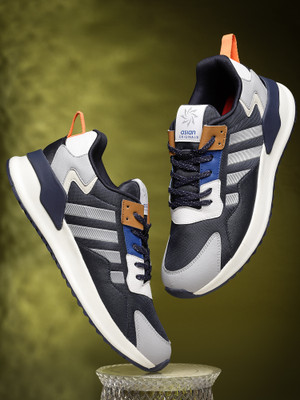 asian Casual Sneaker Shoes for Men | Soft Cushioned Insole || Target-10 Sneakers For Men(Navy , 9)