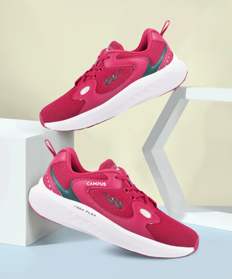 CAMPUS CAMP-GLITTER Walking Shoes For Women(Pink , 6)