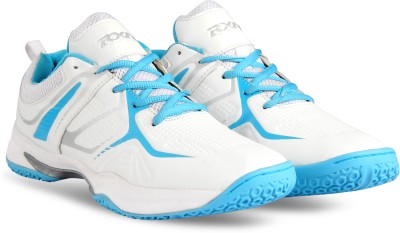 RXN Tokyo Sports PU Badminton Shoes For Men(White , 3)