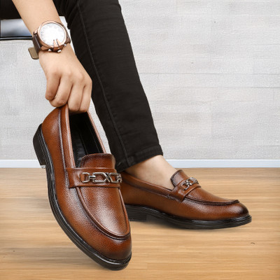 ROCKFIELD Loafers For Men(Brown , 7)