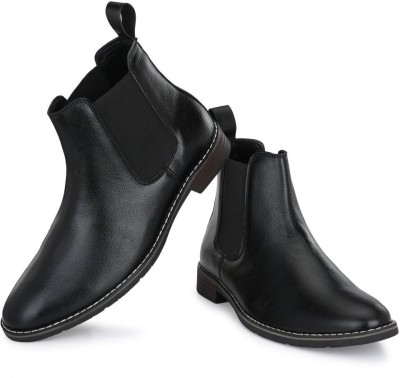 QUVADI Authentic Leather Chelsea Boots - Fashionable & Built to Last Boots For Men(Brown , 8)