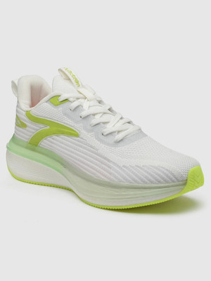 action Athleo TURBO 323 Stylish Lightweight Comfortable Sports Lace Up Running Shoes For Men(White, Green , 7)