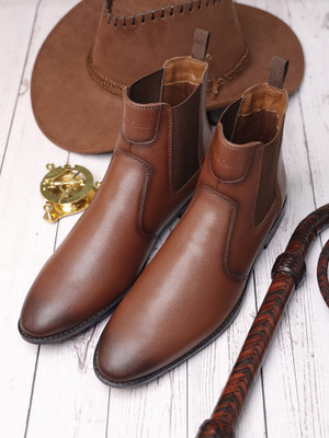 LOUIS STITCH Handmade Russet for Riding - RGCL Boots For Men(Tan , 8)