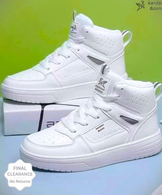 CCICACO luxury fashionable Stylish Light Weight Sneakers white Sneakers For Men(White , 8)