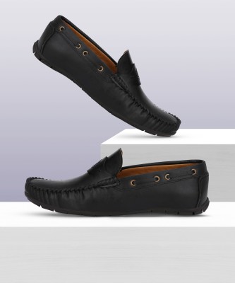 Prolific Boat Shoes For Men(Black)