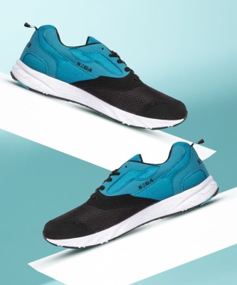 SEGA Running Shoes For Men(Black, Blue)