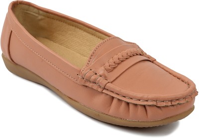 Kicky Loafers For Women(Pink , 4)