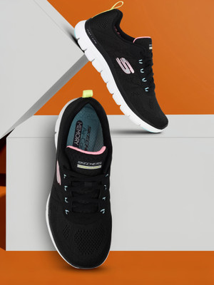 Skechers Flex Appeal 4.0-Walk Running Shoes For Women(Black , 3)