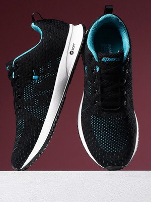 Sparx SL 170 Walking Shoes For Women(Black, Green , 7)