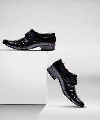 SiR CORBETT Pointed Derby For Men(Black , 6 UK/India)