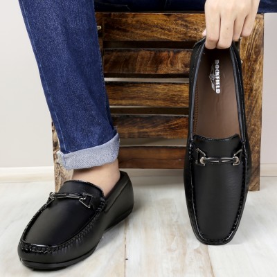 ROCKFIELD Loafers For Men(Black , 8)