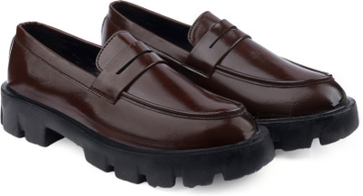 KILLER Office Wear & Stylish Loafers For Men(Brown , 8)