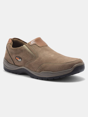 WOODLAND Slip On Lightweight Comfortable Easy Wear Casuals For Men(Khaki , 9)