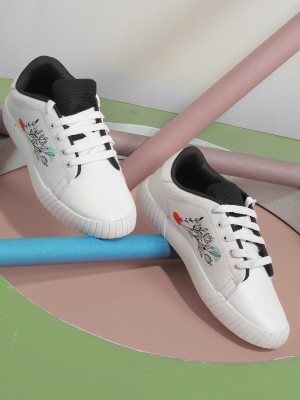 Impakto by Ajanta Sneakers For Women(White)