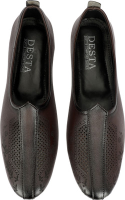 DESTA Rich Quality|Comfortable|Lightweght|New Arrival Mojaris For Men(Brown , 10)