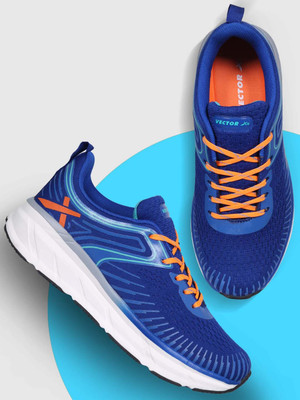VECTOR X Stride Knit Upper| EVA Midsole Jogging, Running & Gym Running Shoes For Men(Blue , 10)