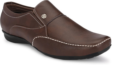 John Karsun Slip On For Men(Brown , 8)